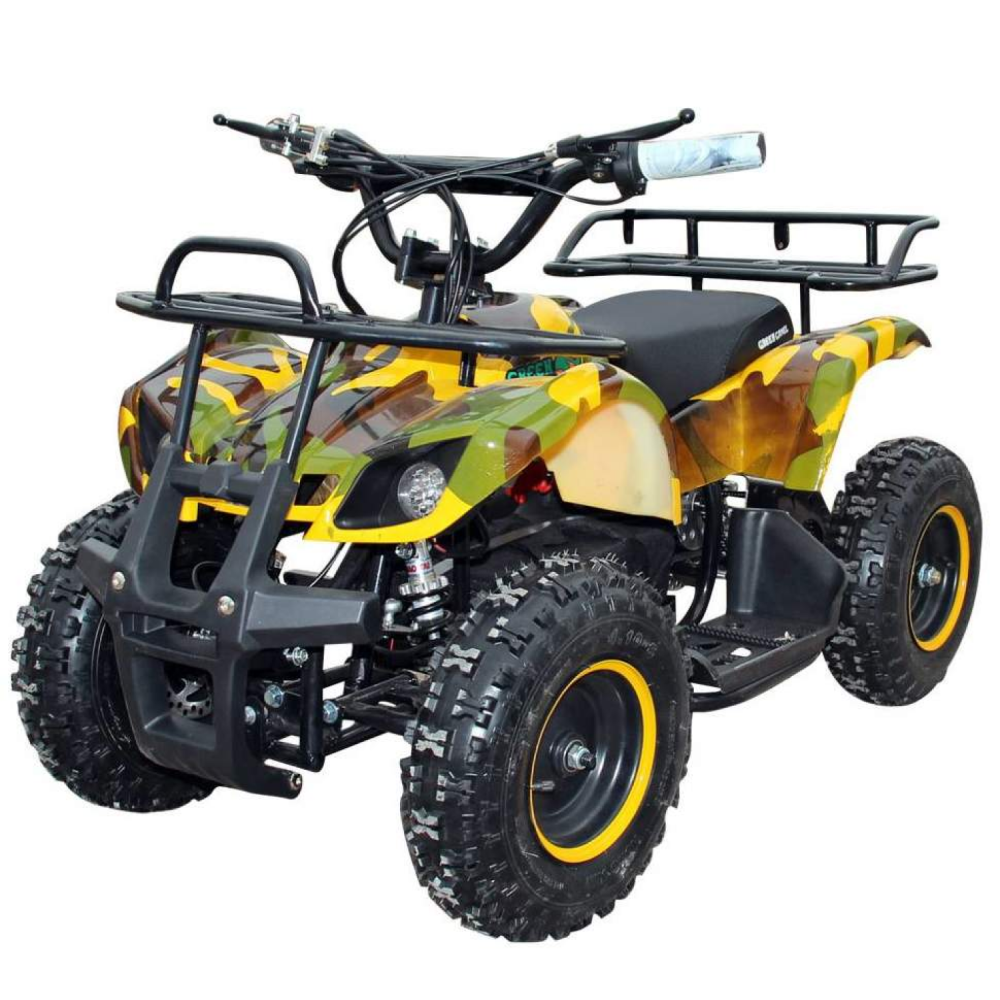 Электроквадроцикл GreenCamel Гоби K200 (36V 800W R6 Цепной привод) Армейский желтый Электроквадроцикл GreenCamel Гоби K200 (36V 800W R6 Цепной привод) Армейский желтый