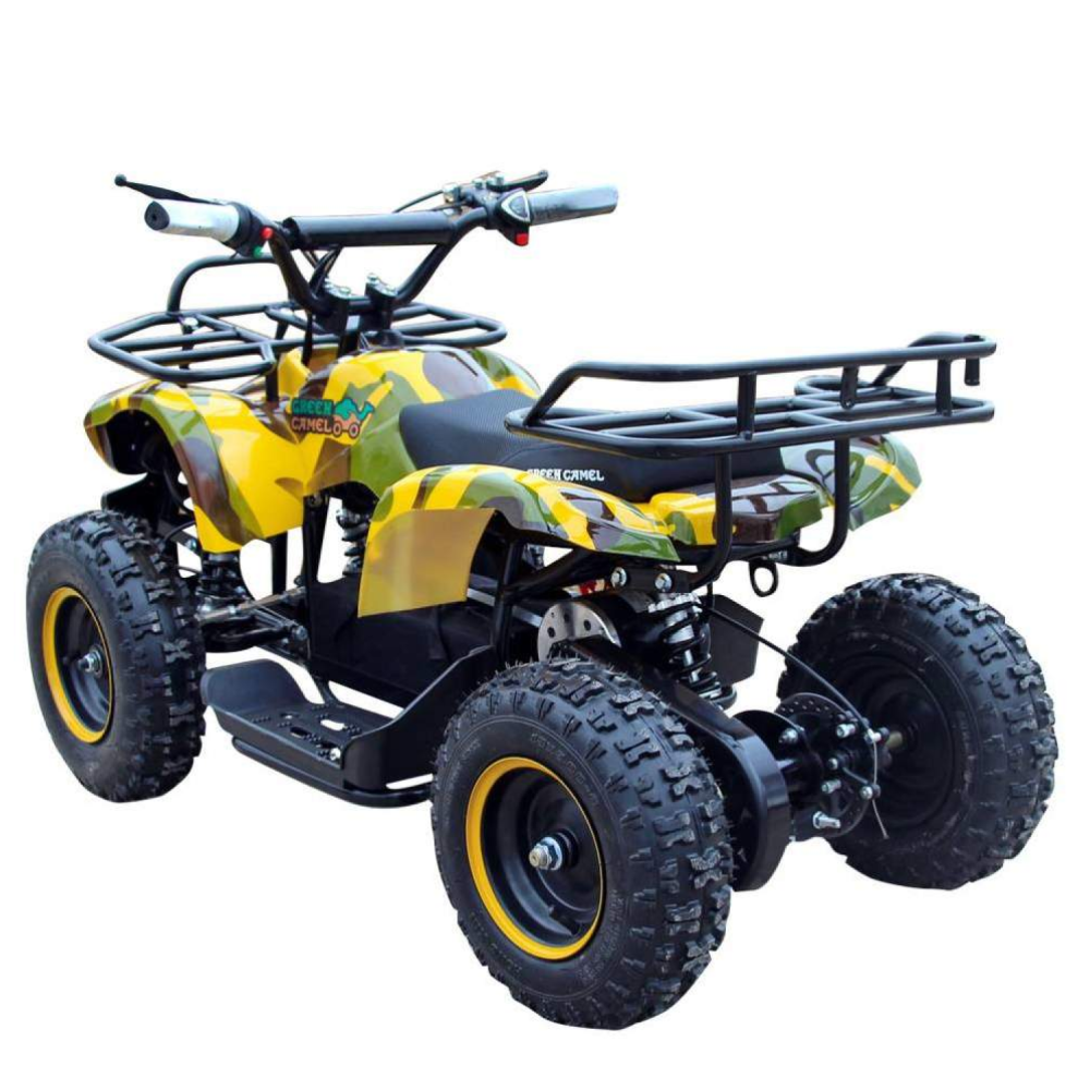 Электроквадроцикл GreenCamel Гоби K200 (36V 800W R6 Цепной привод) Армейский желтый 3 Электроквадроцикл GreenCamel Гоби K200 (36V 800W R6 Цепной привод) Армейский желтый 3