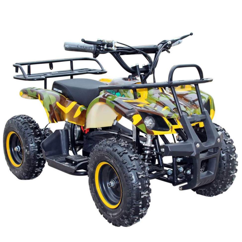 Электроквадроцикл GreenCamel Гоби K200 (36V 800W R6 Цепной привод) Армейский желтый 4 Электроквадроцикл GreenCamel Гоби K200 (36V 800W R6 Цепной привод) Армейский желтый 4