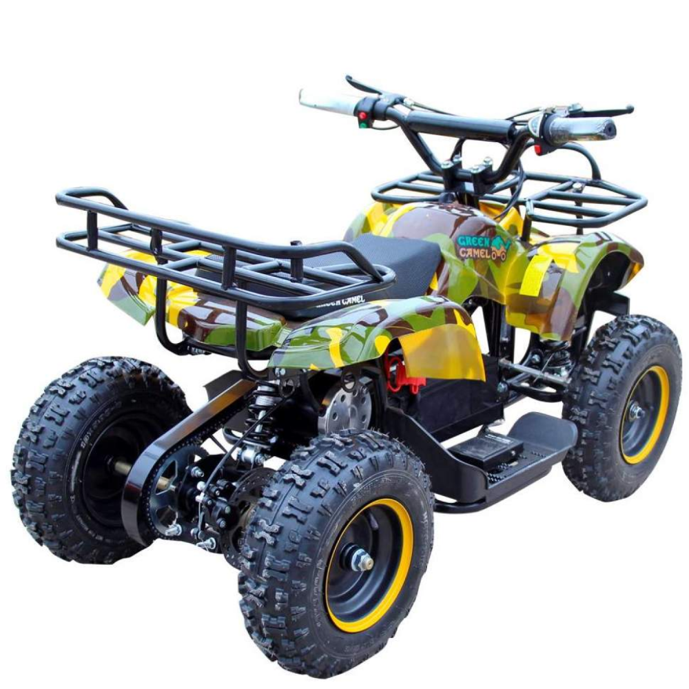 Электроквадроцикл GreenCamel Гоби K200 (36V 800W R6 Цепной привод) Армейский желтый 5 Электроквадроцикл GreenCamel Гоби K200 (36V 800W R6 Цепной привод) Армейский желтый 5