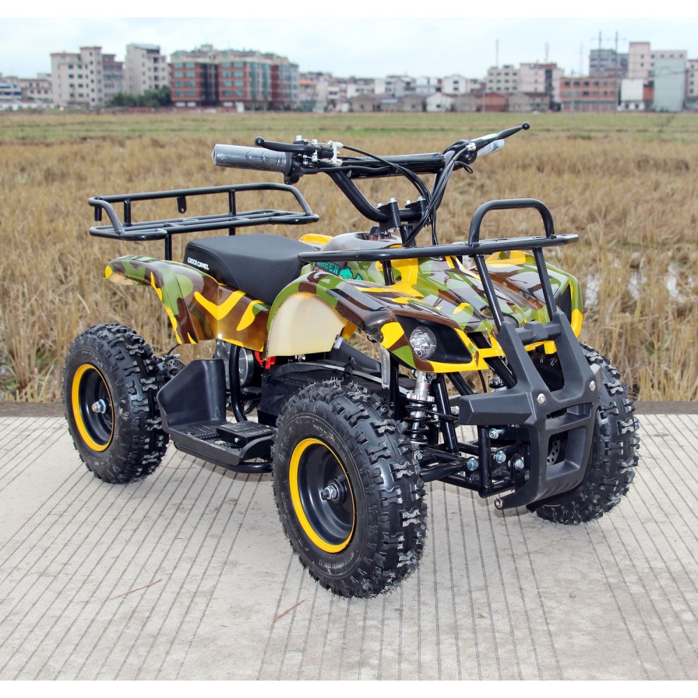 Электроквадроцикл GreenCamel Гоби K200 (36V 800W R6 Цепной привод) Армейский желтый 8 Электроквадроцикл GreenCamel Гоби K200 (36V 800W R6 Цепной привод) Армейский желтый 8