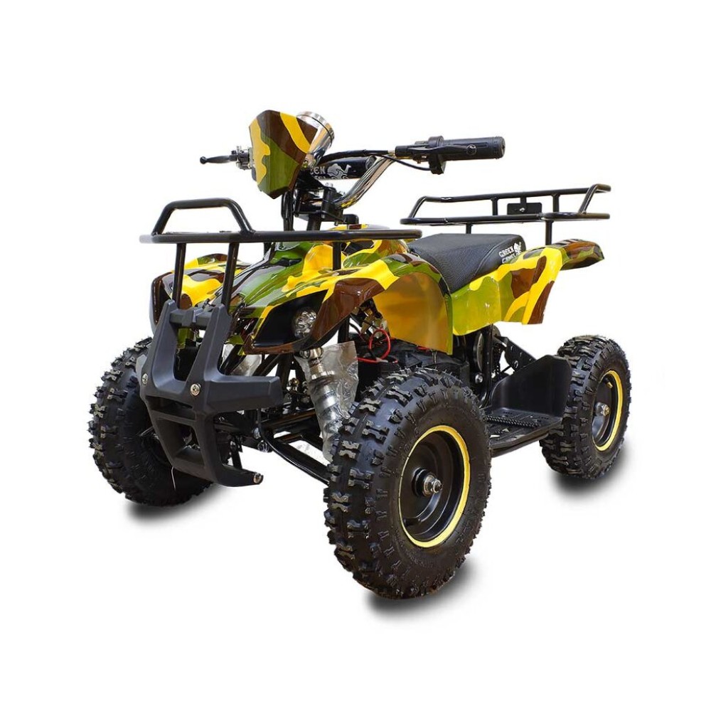 Электроквадроцикл GreenCamel Гоби K21 (36V 800W R6 Цепной привод) Армейский желтый УЦЕНЕННЫЙ  Электроквадроцикл GreenCamel Гоби K21 (36V 800W R6 Цепной привод) Армейский желтый УЦЕНЕННЫЙ