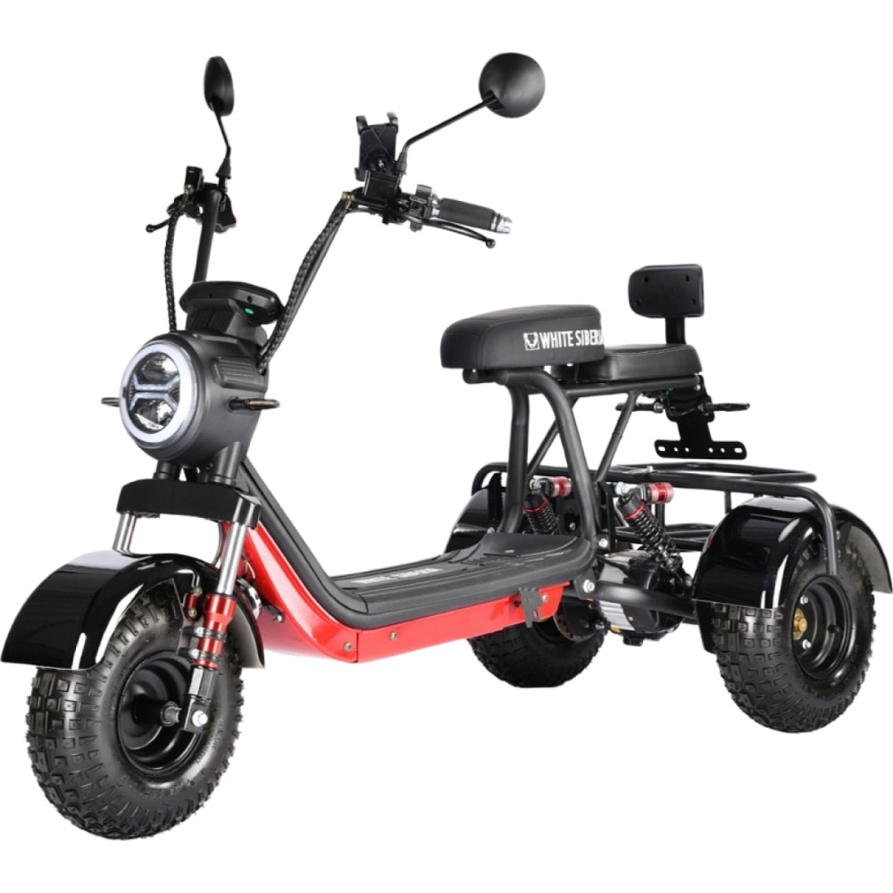 Электроскутер CityCoco WHITE SIBERIA TRIKE MINI 1500W Черный 1 Электроскутер CityCoco WHITE SIBERIA TRIKE MINI 1500W Черный 1