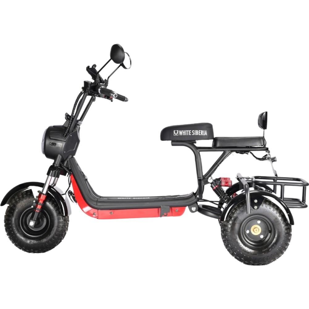 Электроскутер CityCoco WHITE SIBERIA TRIKE MINI 1500W Черный 3 Электроскутер CityCoco WHITE SIBERIA TRIKE MINI 1500W Черный 3